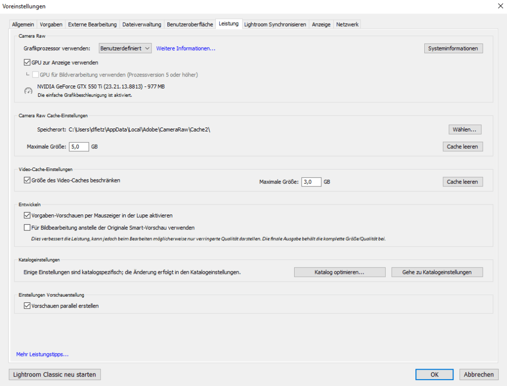 Lightroom Voreinstellung für eine schnelle Bearbeitung