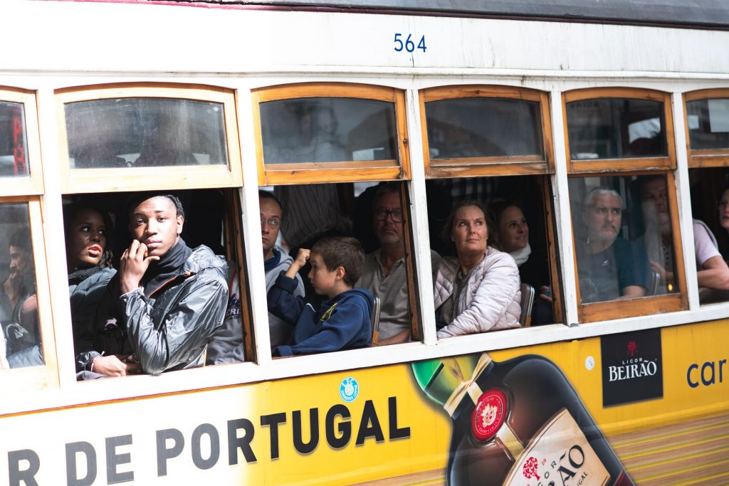 Lissabons Straßen Carros eléctricos de Lisboa