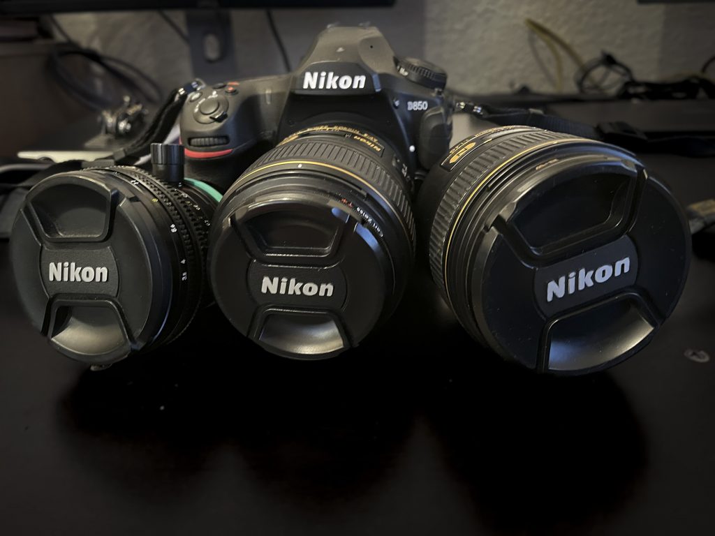 Nikon D850 Fototasche Lissabon 85mm Tilt 28mm 35mm